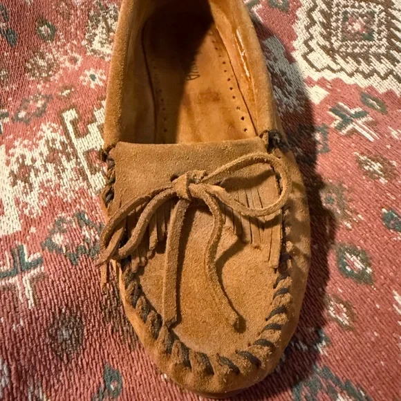 Minnetonka leather loafer moccasins - Picture 5 of 7